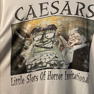 Caesars little slots of horror graphic Tee